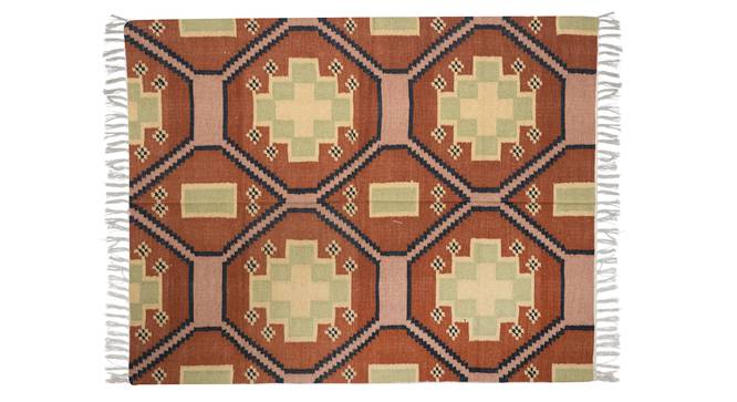 Ryker Dhurrie (160 x 60 cm (63" x 23") Carpet Size) by Urban Ladder - Front View Design 1 - 348891