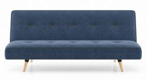 Zehnloch sofa cum bed midnight indigo blue 2