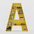 Abracadabra bookshelf yellow 68 lp