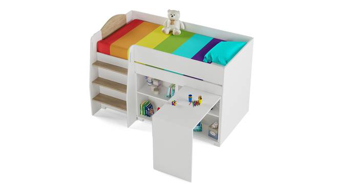 All Star Loft Bed By Boingg! (Oak, Matte Finish) by Urban Ladder - Design 1 Top Image - 349007