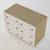 Bunk box chest of six drawers multi colour 72 lp