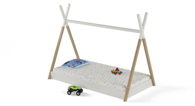Camping Out Bed By Boingg! (White, Matte Finish) by Urban Ladder - Design 1 Side View - 349058