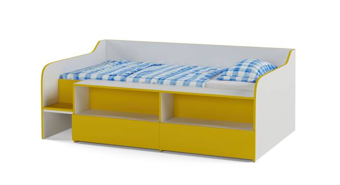 Bumblebee Storage Bed By Boingg! (Matte Finish) by Urban Ladder - Design 1 Side View - 349069