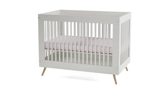 Canary Crib By Boingg! (White, Matte Finish) by Urban Ladder - Design 1 Side View - 349070