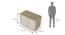 Bunk Box Chest of Six Drawers By Boingg! (Matte Finish) by Urban Ladder - Design 1 Dimension - 349090