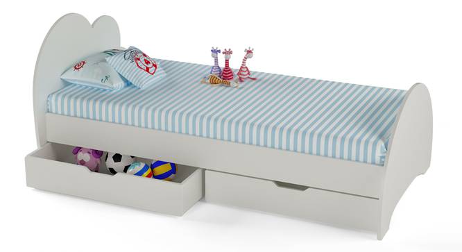 Cloud Tails Storage Bed By Boingg! (Oak, Matte Finish) by Urban Ladder - Design 1 Side View - 349130