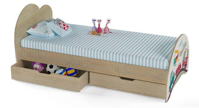 Cloud Tails Storage Bed By Boingg! (Matte Finish) by Urban Ladder - Design 1 Side View - 349132