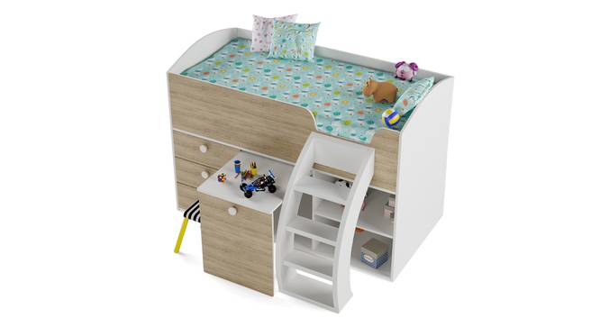 Fun House Loft Bed By Boingg! (White, Matte Finish) by Urban Ladder - Design 1 Top Image - 349274