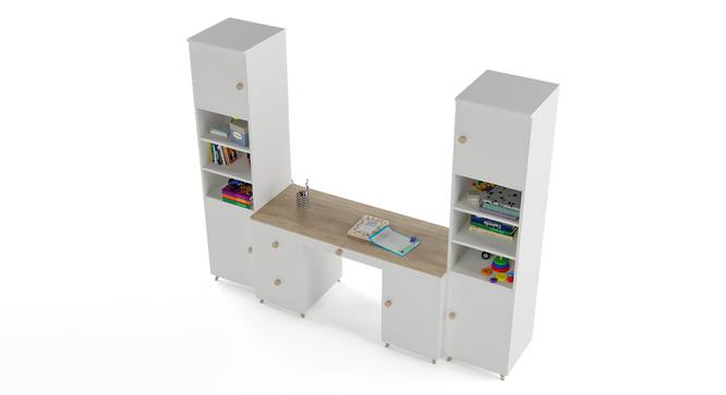 Dynamo Study Table By Boingg! (White, Matte Finish) by Urban Ladder - Design 1 Top Image - 349277