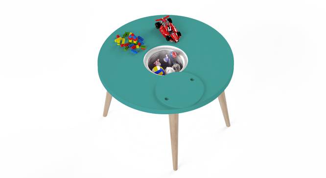 Frisbee Play Table By Boingg! (Teal, Matte Finish) by Urban Ladder - Design 1 Top Image - 349281