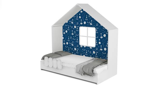 Little Hut Bed By Boingg! (White, Matte Finish) by Urban Ladder - Design 1 Side View - 349353