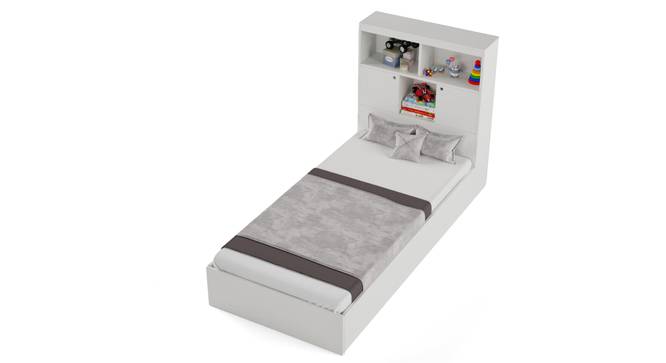 Ironhide Storage Bed By Boingg! (White, Matte Finish) by Urban Ladder - Design 1 Top Image - 349356
