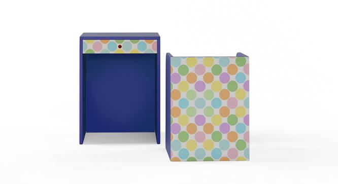 Maximus Study Table By Boingg! (Blue, Matte Finish) by Urban Ladder - Front View Design 1 - 349418