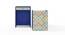 Maximus Study Table By Boingg! (Blue, Matte Finish) by Urban Ladder - Front View Design 1 - 349418