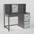 Pattern play study table dark grey 96 lp