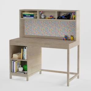 Desk Design Old Timer Free Standing Engineered Wood Kids Table in Oak Colour