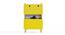 Papa Hippo Chest of Four Drawers By Boingg! (Yellow, Matte Finish) by Urban Ladder - Front View Design 1 - 349479