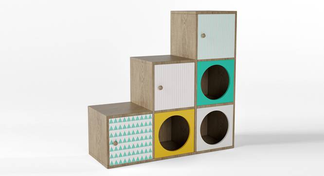 Noughts & Dots Cabinet By Boingg! (Matte Finish) by Urban Ladder - Design 1 Side View - 349482