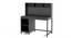 Old Timer Study Table By Boingg! (Dark Grey, Matte Finish) by Urban Ladder - Design 1 Side View - 349486