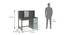 Pattern Play Study Table By Boingg! (Dark Grey, Matte Finish) by Urban Ladder - Design 1 Dimension - 349494