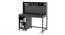 Old Timer Study Table By Boingg! (Dark Grey, Matte Finish) by Urban Ladder - Design 1 Side View - 349495