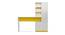 Mr Practical Study Table By Boingg! (Matte Finish) by Urban Ladder - Front View Design 1 - 349501