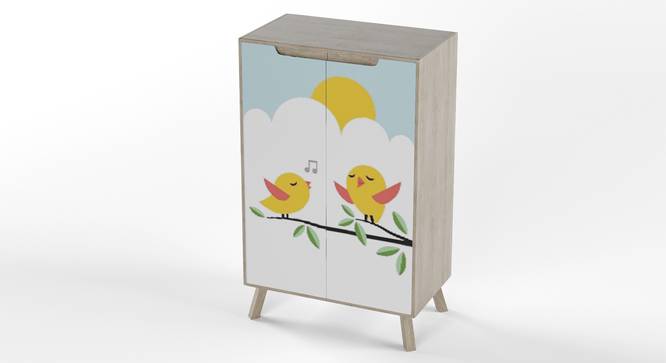 Picture Perfect Cabinet By Boingg! (White, Matte Finish) by Urban Ladder - Design 1 Side View - 349589