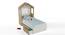 Pine Tree Storage Bed By Boingg! (Oak, Matte Finish) by Urban Ladder - Design 1 Side View - 349594