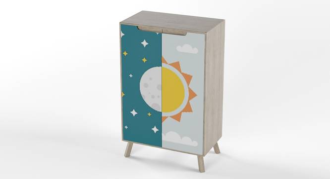 Picture Perfect Cabinet By Boingg! (Multi Colour, Matte Finish) by Urban Ladder - Design 1 Side View - 349596