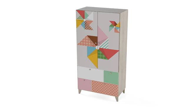 Quirk Box Wardrobe By Boingg! (Matte Finish) by Urban Ladder - Design 1 Side View - 349664