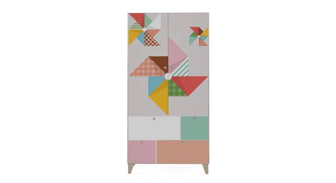 Quirk Box Wardrobe By Boingg! (Matte Finish) by Urban Ladder - Front View Design 1 - 349672