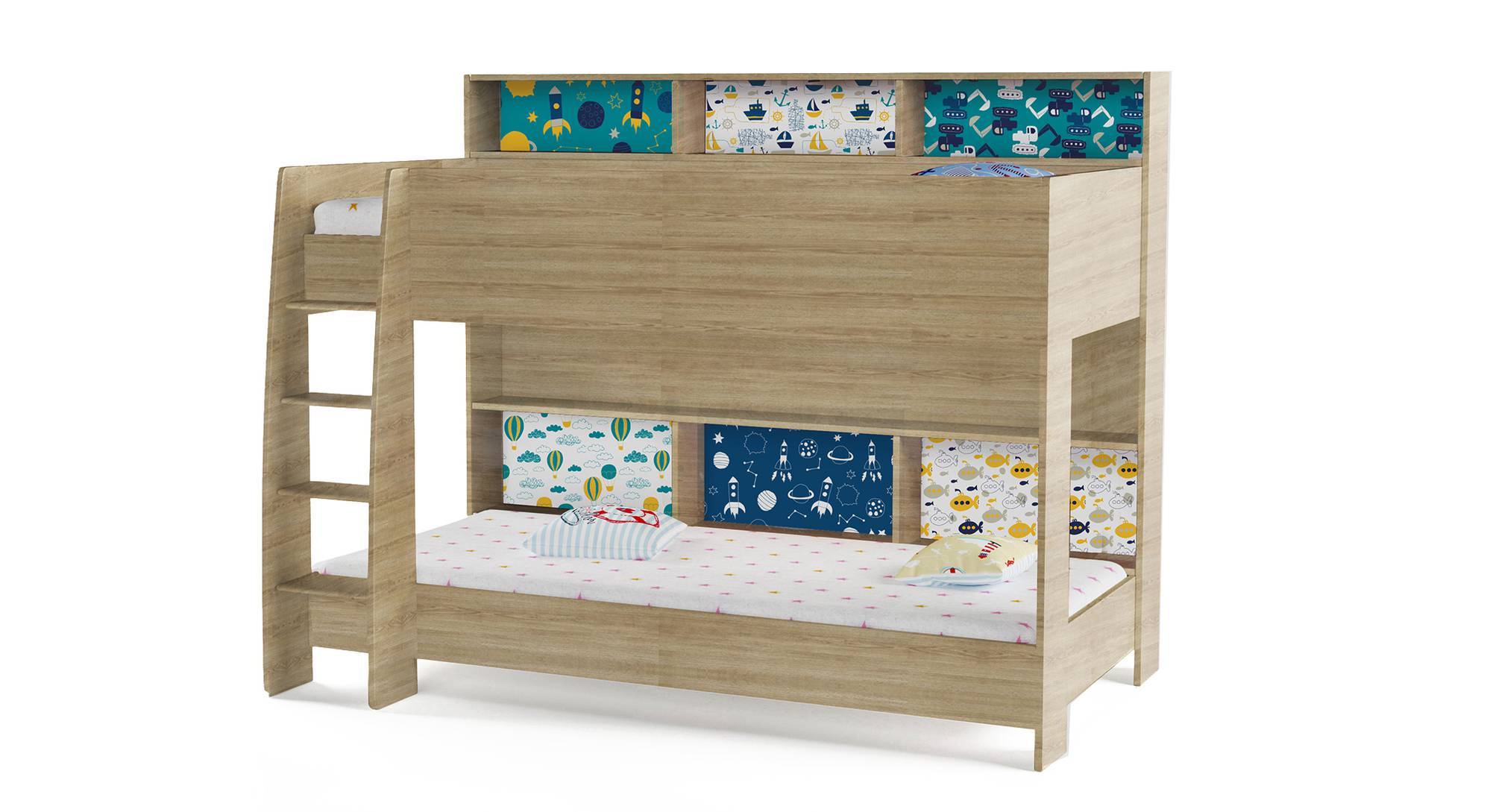 Oak Bunk Beds With Storage