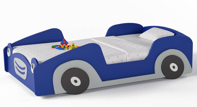 Street Car Bed By Boingg! (Blue, Matte Finish) by Urban Ladder - Design 1 Side View - 349787