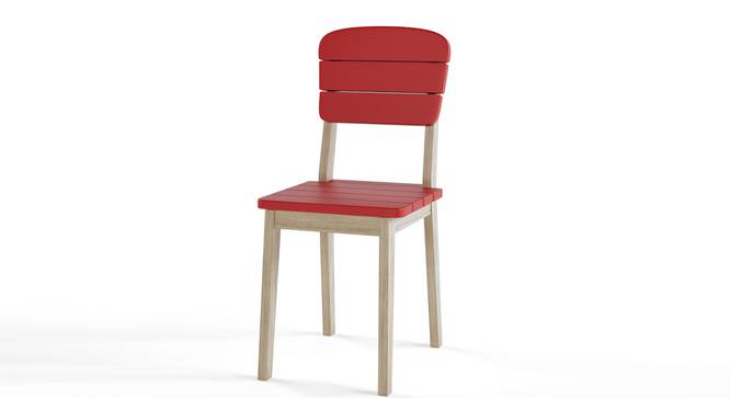 Timeless Study Chair By Boingg! (Red, Matte Finish) by Urban Ladder - Design 1 Side View - 349796