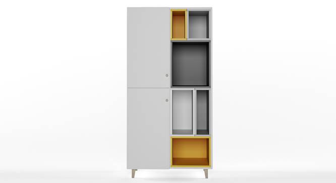 Tetris Wardrobe By Boingg! (White, Matte Finish) by Urban Ladder - Front View Design 1 - 349805