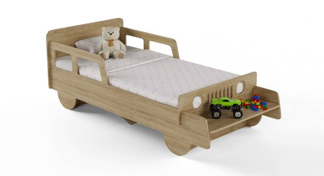 Vroom Bed By Boingg! (Oak, Matte Finish) by Urban Ladder - Design 1 Side View - 349871