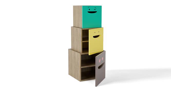 Up on Top Cabinet By Boingg! (Matte Finish) by Urban Ladder - Design 1 Side View - 349882