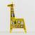 Melman the giraffe bookshelf yellow 67 lp