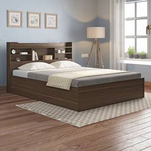 Beds With Storage Design Sandon Storage Bed (King Bed Size, Box Storage Type, Californian Walnut Finish)