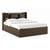 Sandon storage bed size king finish californian walnut lp1
