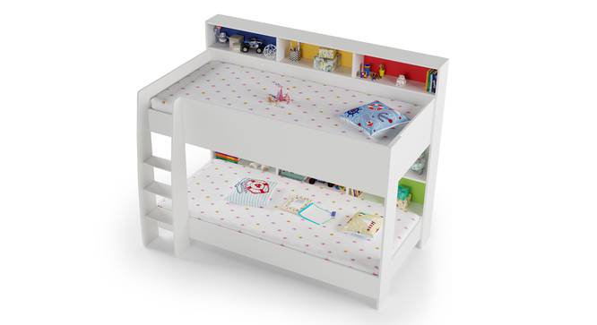 Rainbow Storage Bunk Bed By Boingg! (White, Matte Finish) by Urban Ladder - Top View Design 1 - 349932