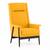 Milo wing chair mustard yellow lp