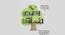 Wisdom Tree Wallshelf By Boingg! (Oak, Matte Finish) by Urban Ladder - Design 1 Details - 350129
