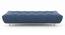 Palermo Sofa Cum Bed (Midnight Indigo Blue) by Urban Ladder - Front View Design 1 - 350156