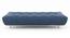 Palermo Sofa Cum Bed (Midnight Indigo Blue) by Urban Ladder - Front View Design 1 - 350156