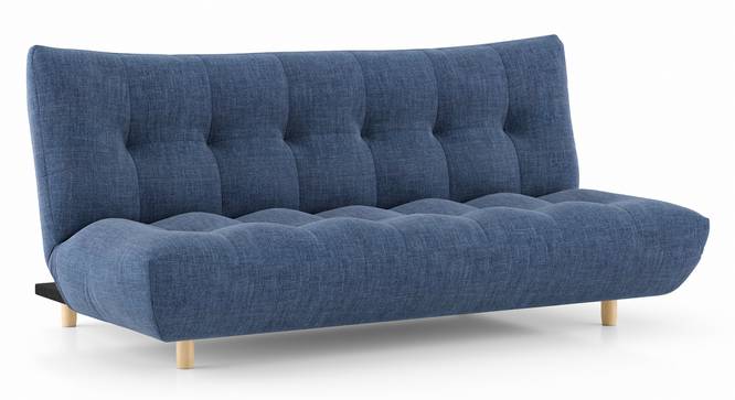 Palermo Sofa Cum Bed (Midnight Indigo Blue) by Urban Ladder - Cross View Design 1 - 350157