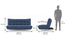 Palermo Sofa Cum Bed (Midnight Indigo Blue) by Urban Ladder - Dimension Design 1 - 350164