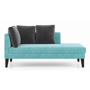 Divan Design Sigmund Diwan in Icy Turquoise Velvet Colour
