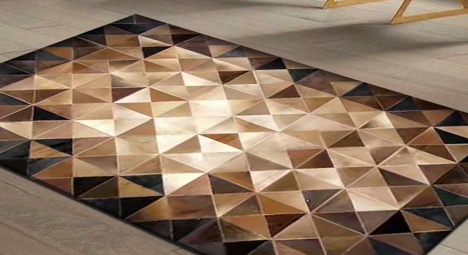 Gristle Rug (Brown, Rectangle Carpet Shape, 91 x 152 cm  (36" x 60") Carpet Size) by Urban Ladder - Design 1 Full View - 350253