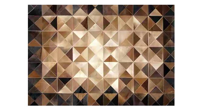 Gristle Rug (Brown, Rectangle Carpet Shape, 91 x 152 cm  (36" x 60") Carpet Size) by Urban Ladder - Front View Design 1 - 350272